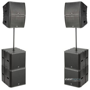 GELUIDSET KLA 04 - 4x QSC KLA12 + 4x QSC KLA181